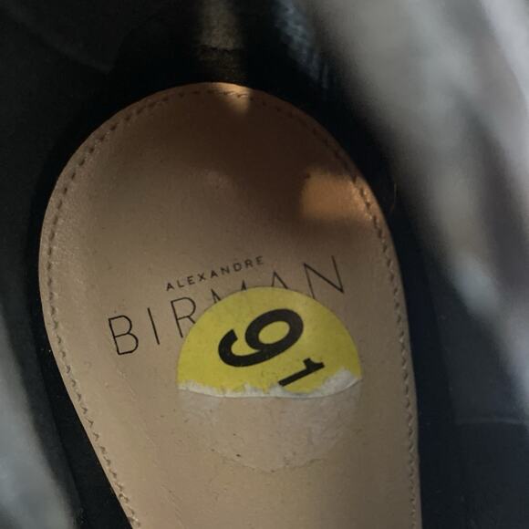 Alexandre Birman Women's Black Suede Ankle Boots Pumps Size 39.5/9.5 Y2K Vibes‎ - Picture 4 of 6